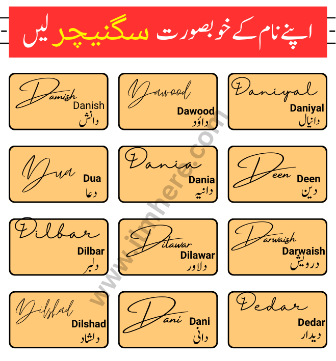 Best Signature Style and Ideas for Letter D